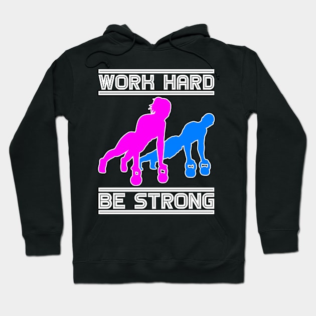 Funny Workout Quote, Gym Fitness Training Lovers Hoodie by AS Shirts